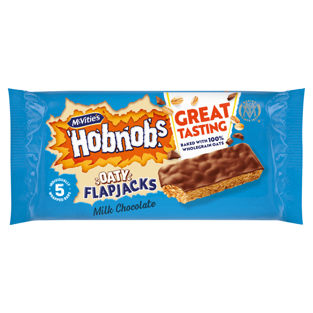 McVitie’s Hobnobs 5 Oaty Flapjacks Milk Chocolate 131.8g