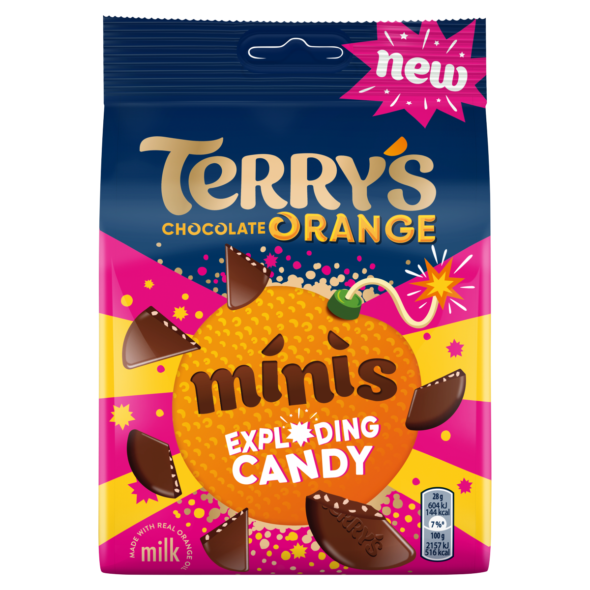 Terry’s Chocolate Orange Minis Exploding Candy 105g