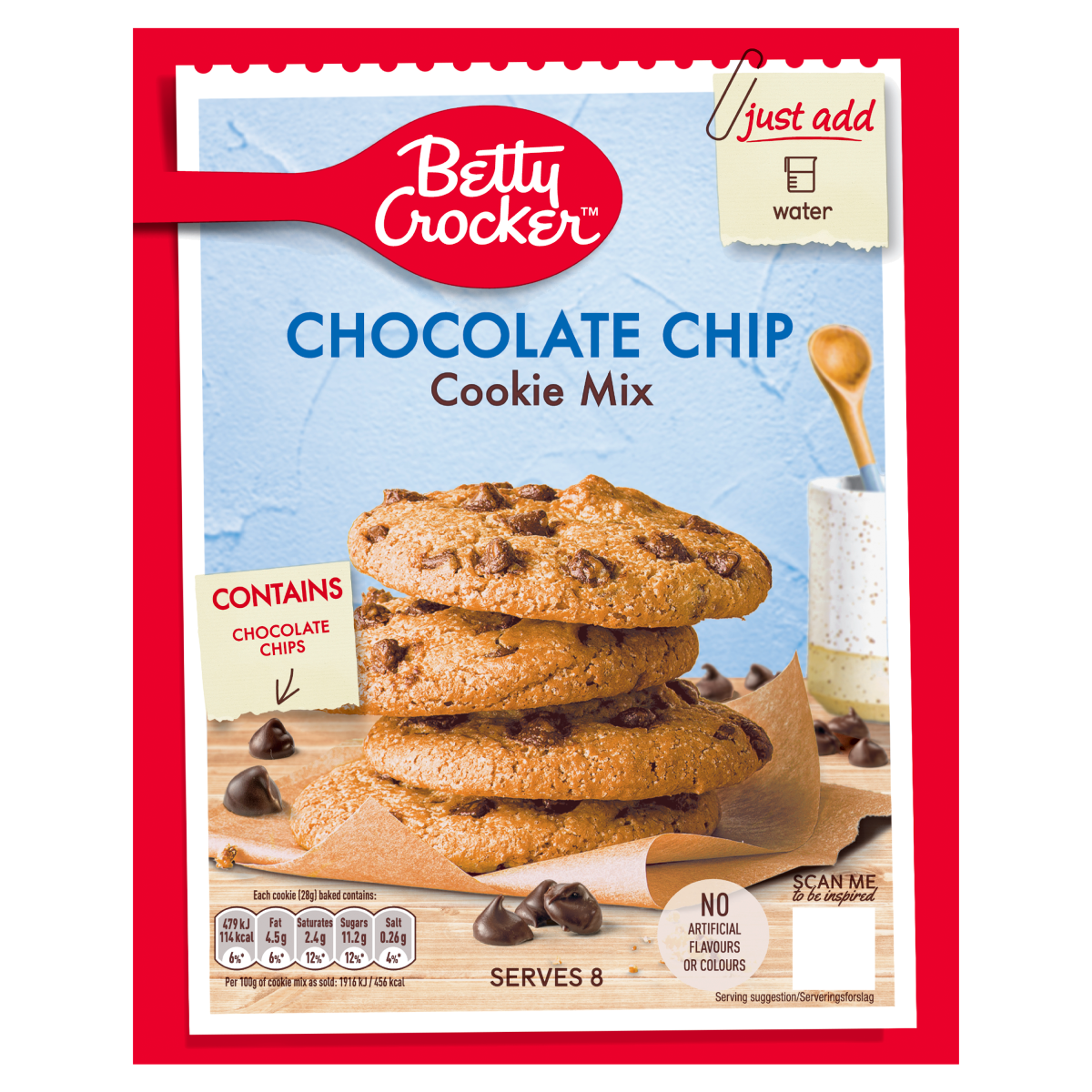 Betty Crocker Chocolate Chip Cookie Mix 200g