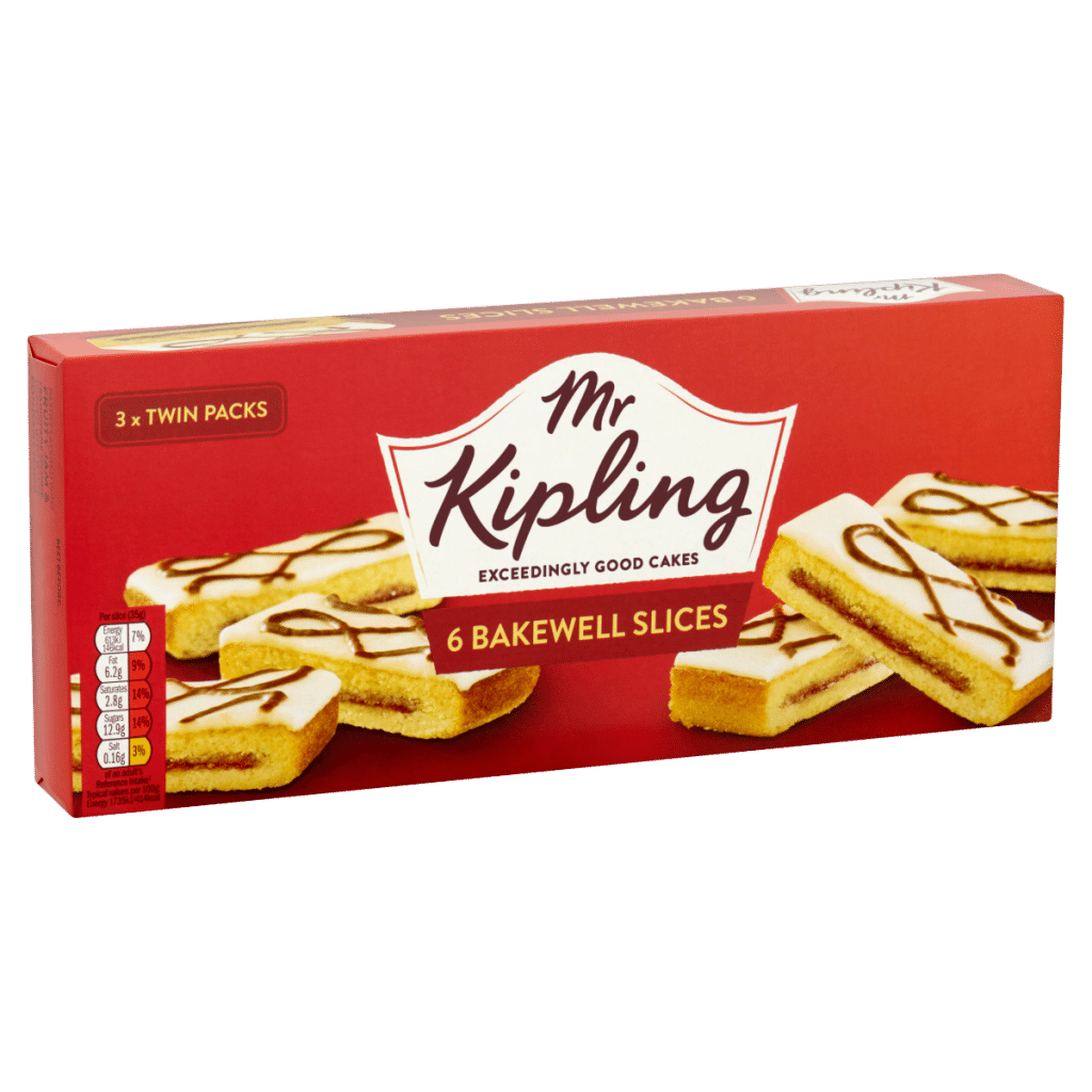 Mr Kipling 6 Bakewell Slices