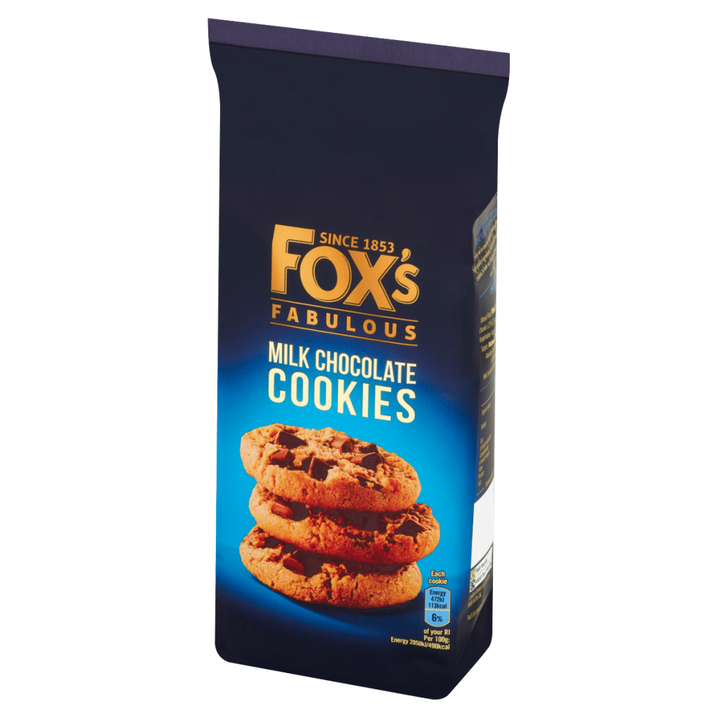 Fox’s Fabulous Milk Chocolate Cookies 180g