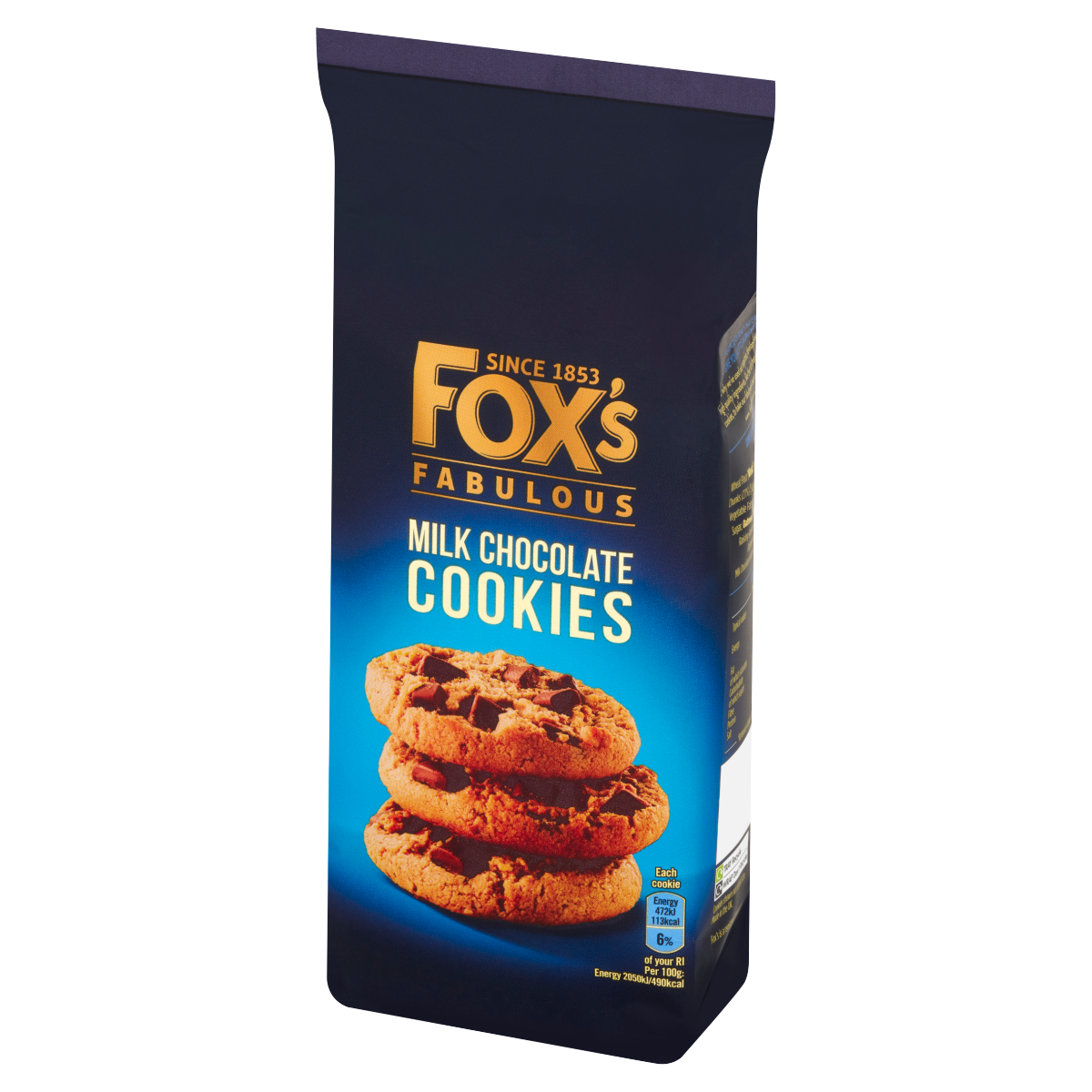 Fox’s Fabulous Milk Chocolate Cookies 180g
