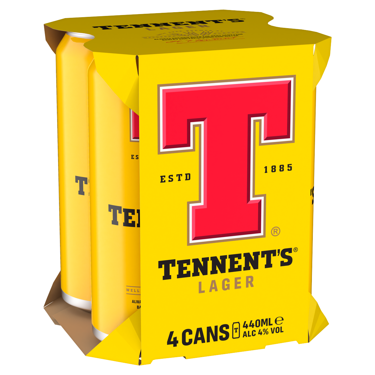 Tennent’s Lager 4 x 440ml