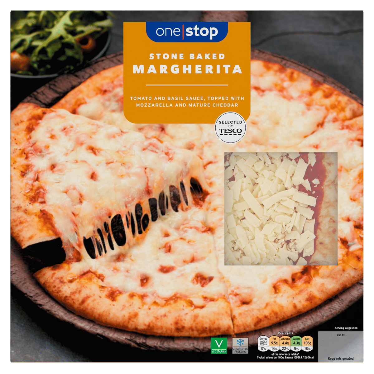 One Stop Stone Baked Margherita 252g