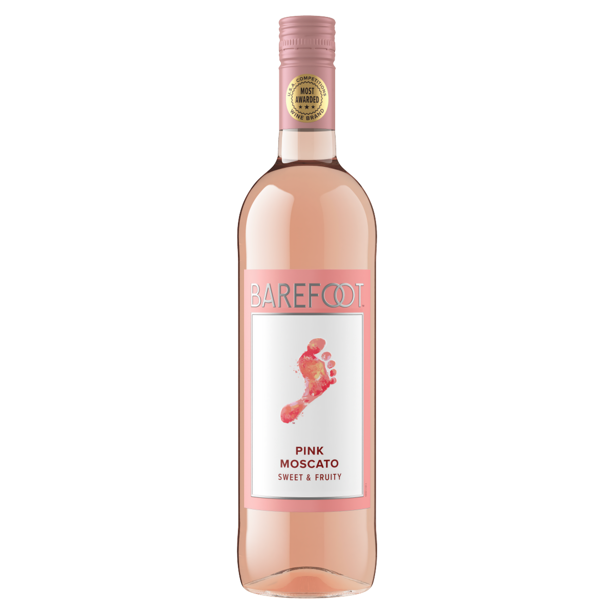 Barefoot Pink Moscato 750ml