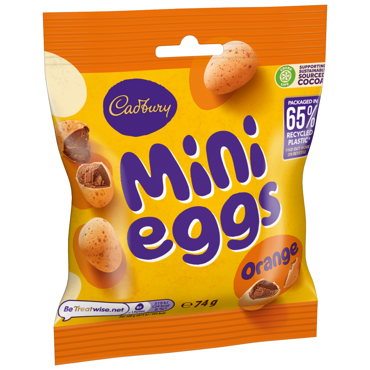 Cadbury Mini Eggs Orange Chocolate 74g