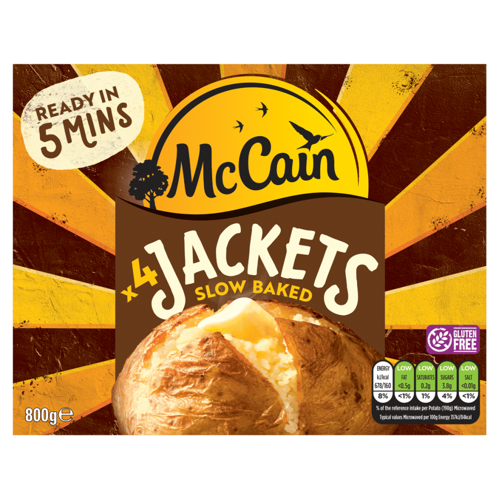 McCain 4 Slow Baked Jackets 800g