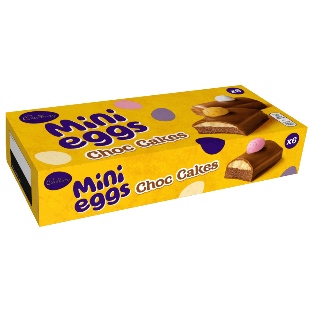 Cadbury 6 Mini Eggs Choc Cakes