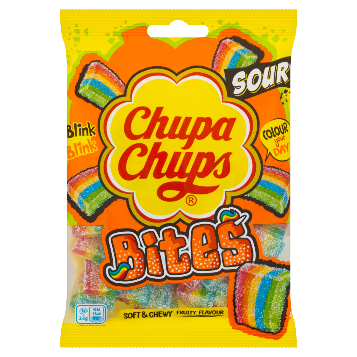 Chupa Chups Soft & Chewy Fruity Flavour Bites 130g