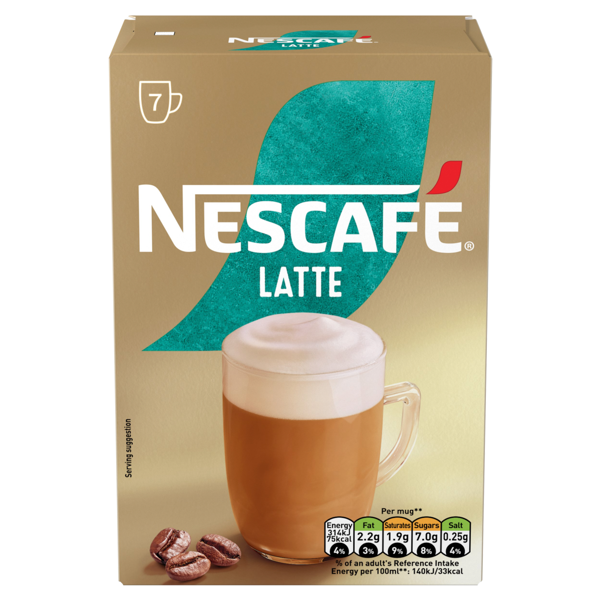Nescafé Latte 7 x 18g (126g)