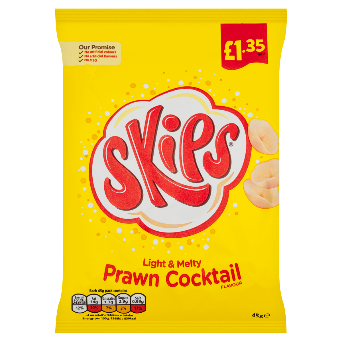 Skips Prawn Cocktail Flavour 45g