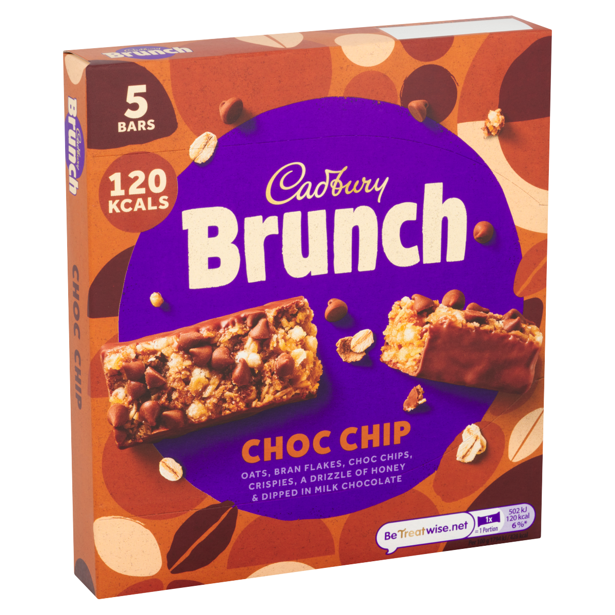 Cadbury Brunch Choc Chip 5 x 28g (140g)