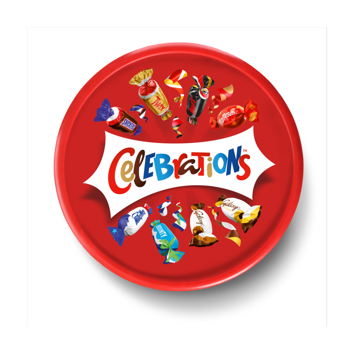 Celebrations Milk Chocolate & Biscuit Bars Sharing Tub 500g
