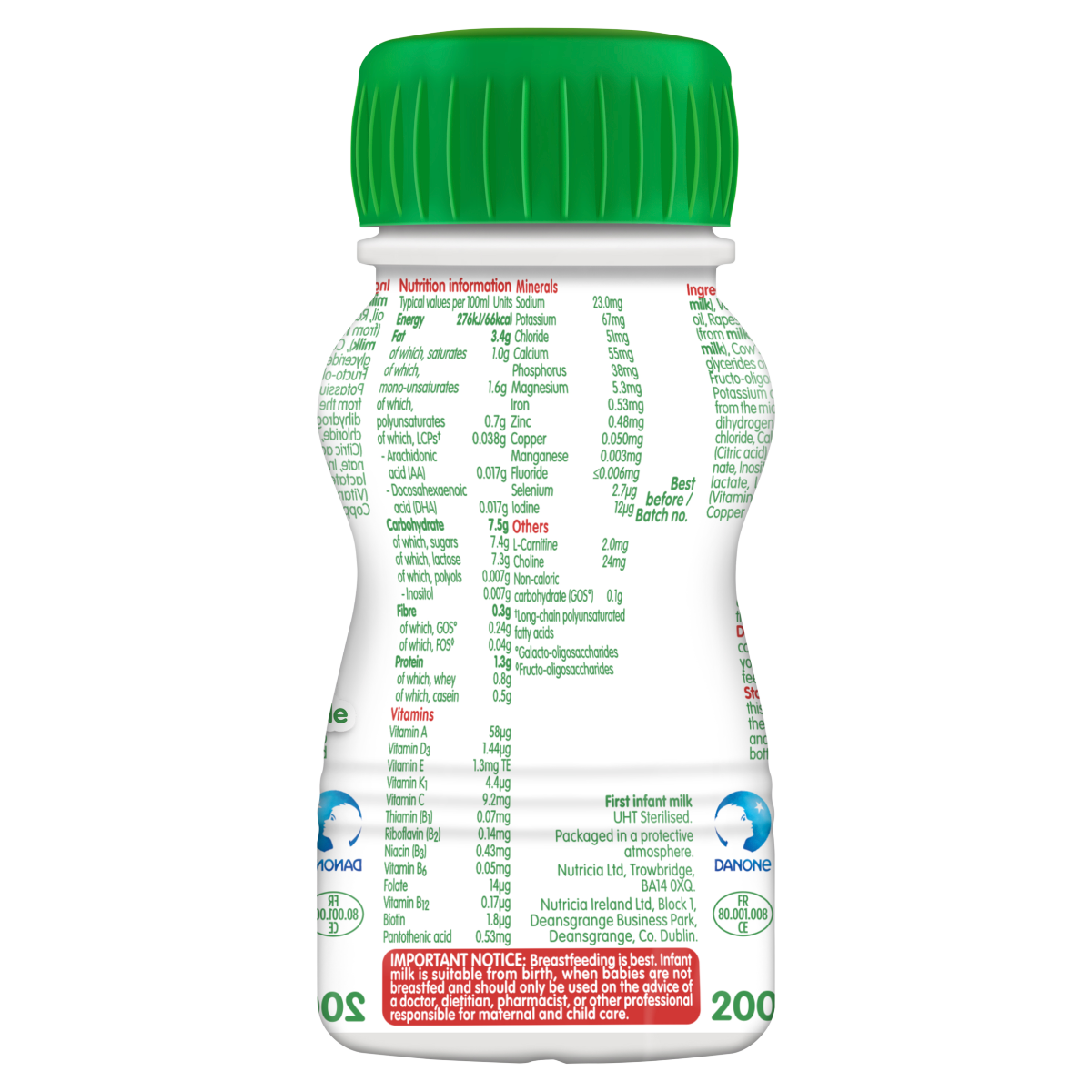 Cow & Gate 1 First Infant Milk from Birth 200ml