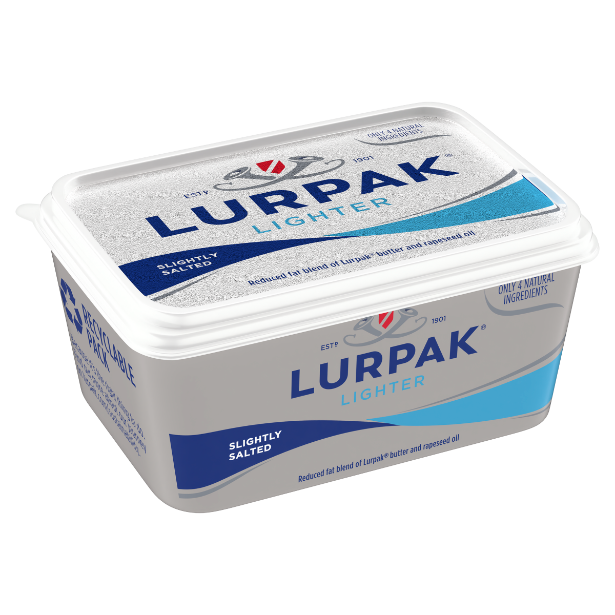 Lurpak Lighter Slightly Salted 400g