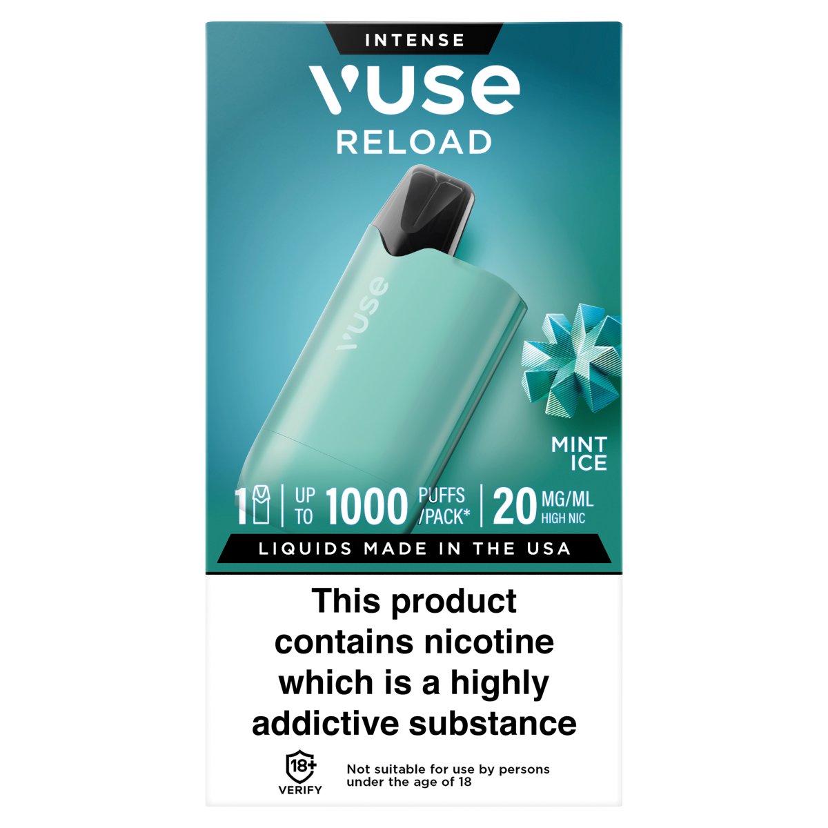 Vuse Go Reload 1000 Mint Ice 20 mg/ml