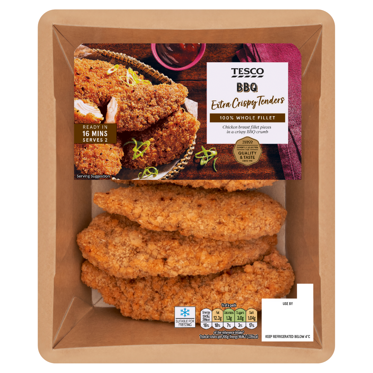 Tesco BBQ Extra Crispy Tenders 305g