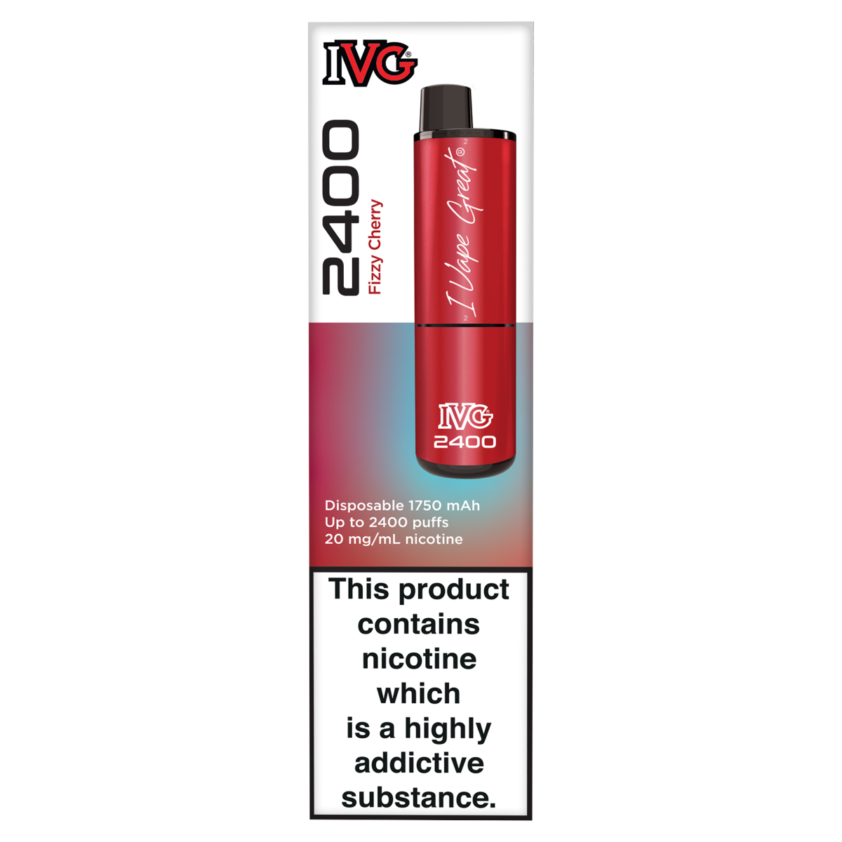 IVG 2400 Fizzy Cherry