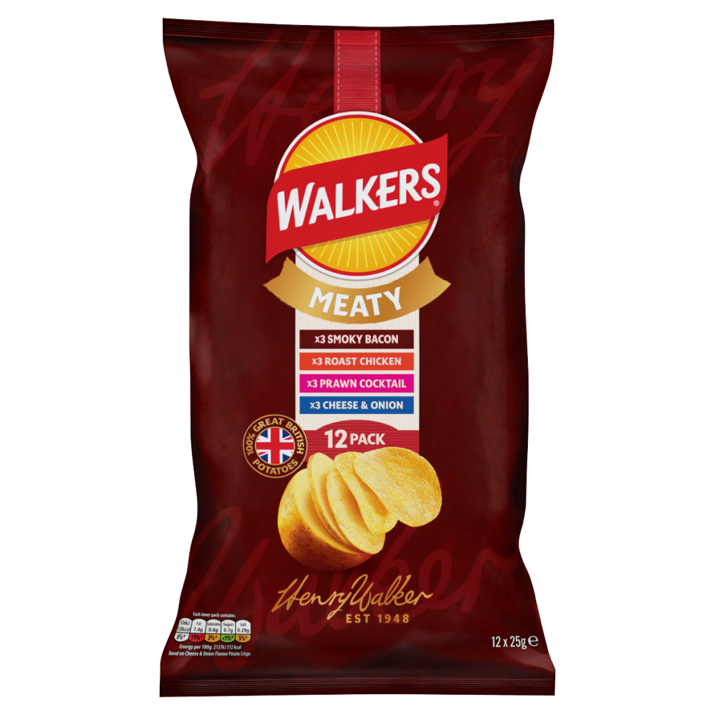 Walkers Meaty Pack 12 x 25g