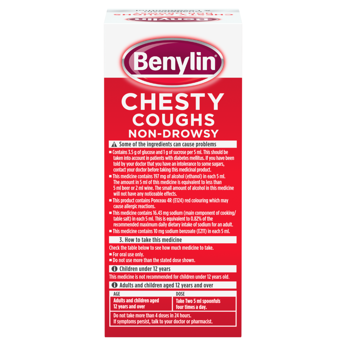 Benylin Chesty Coughs Non-Drowsy Syrup 150ml