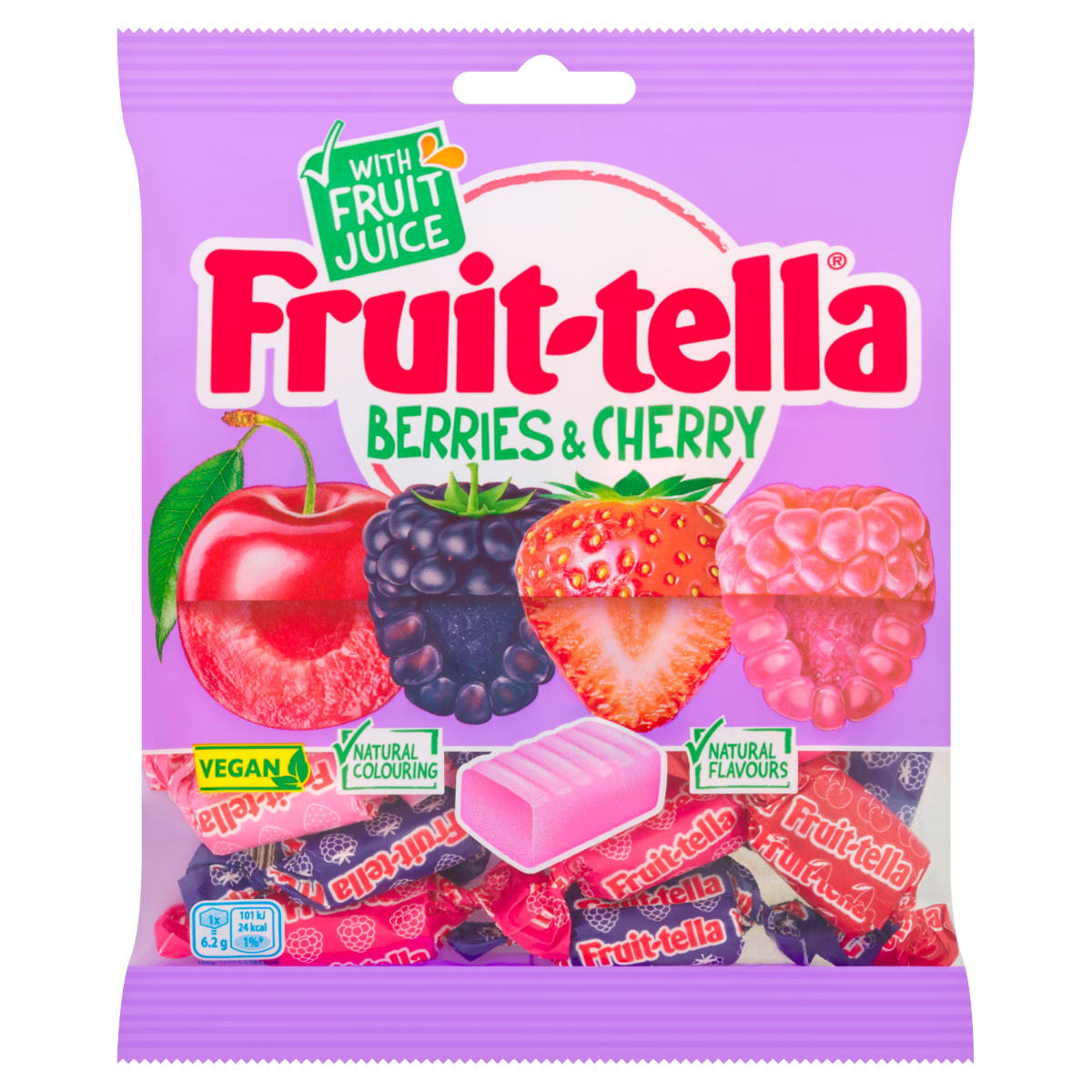 Fruit-tella Berries & Cherry 135g