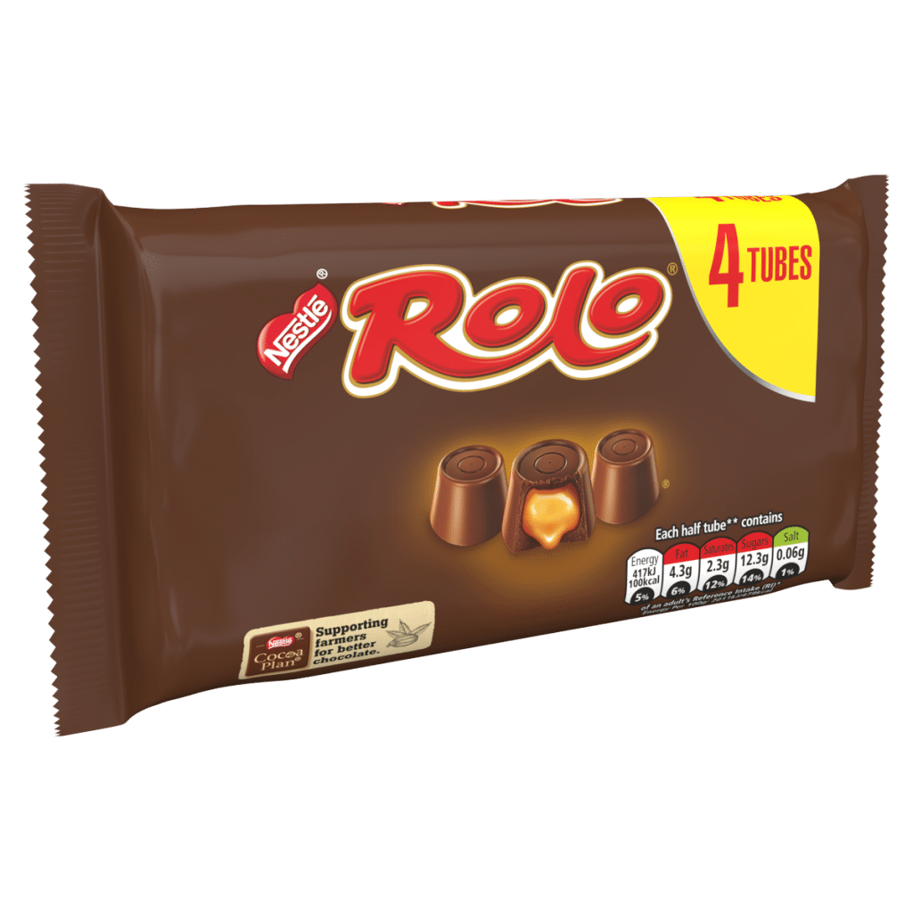 Rolo Milk Chocolate & Caramel Multipack 41.6g 4 Pack