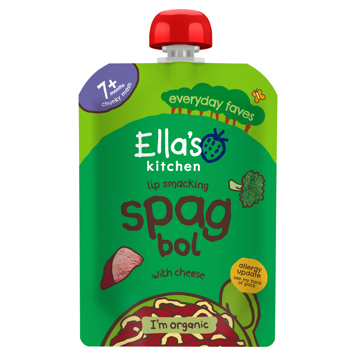 Ella’s Kitchen Spag Bol with Cheese 7+ Months 130g