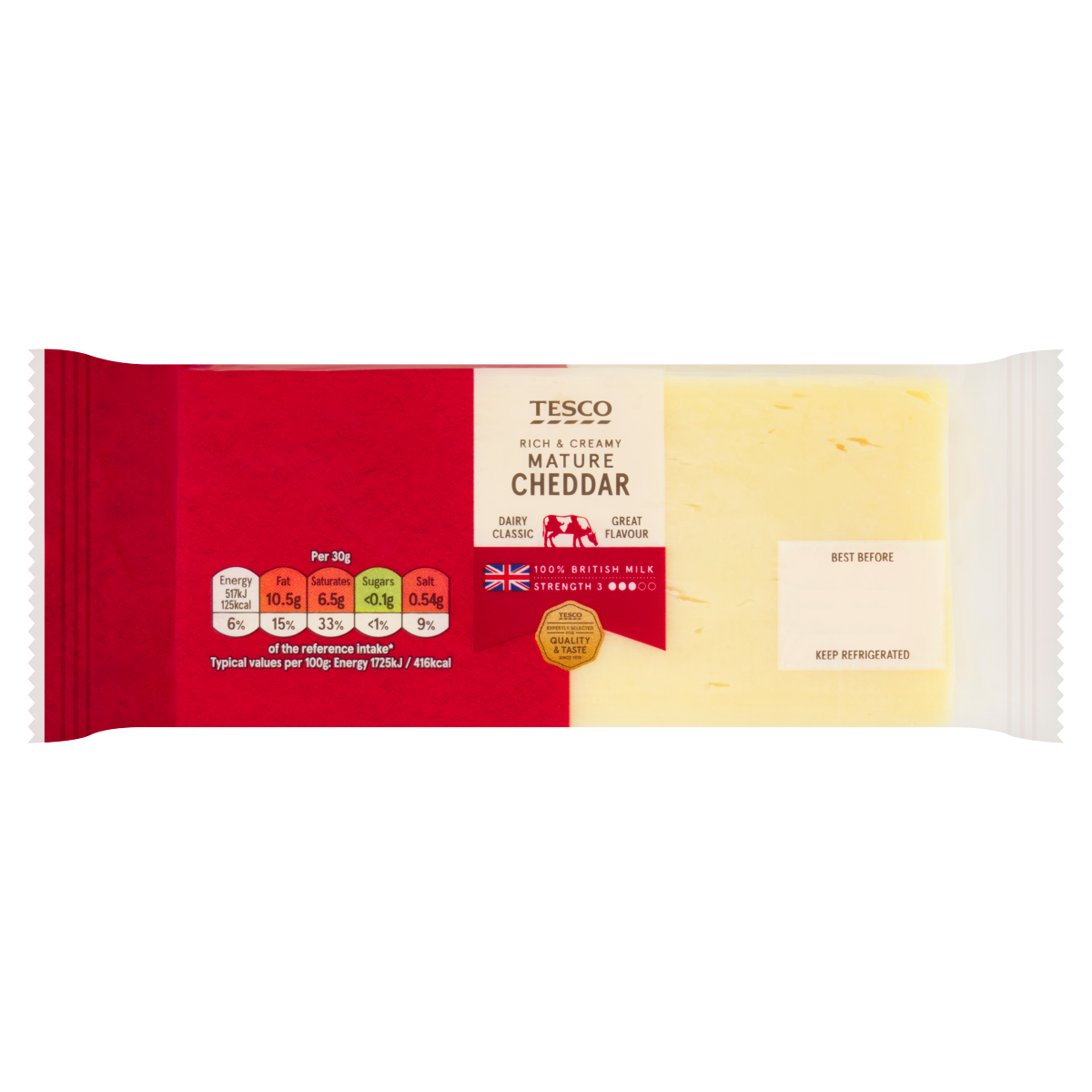 Tesco Mature Cheddar 400g