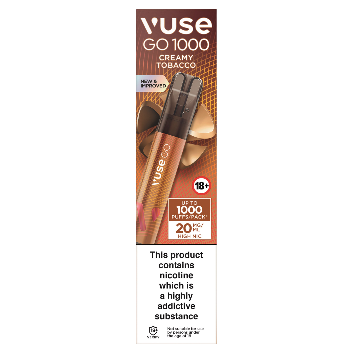 Vuse Go 1000 Creamy Tobacco 20mg/ml