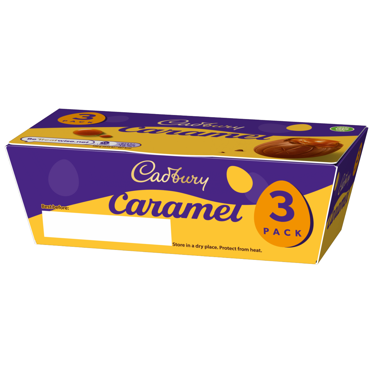 Cadbury Caramel Eggs 3 Pack Multipack 120g (3 x 40g)