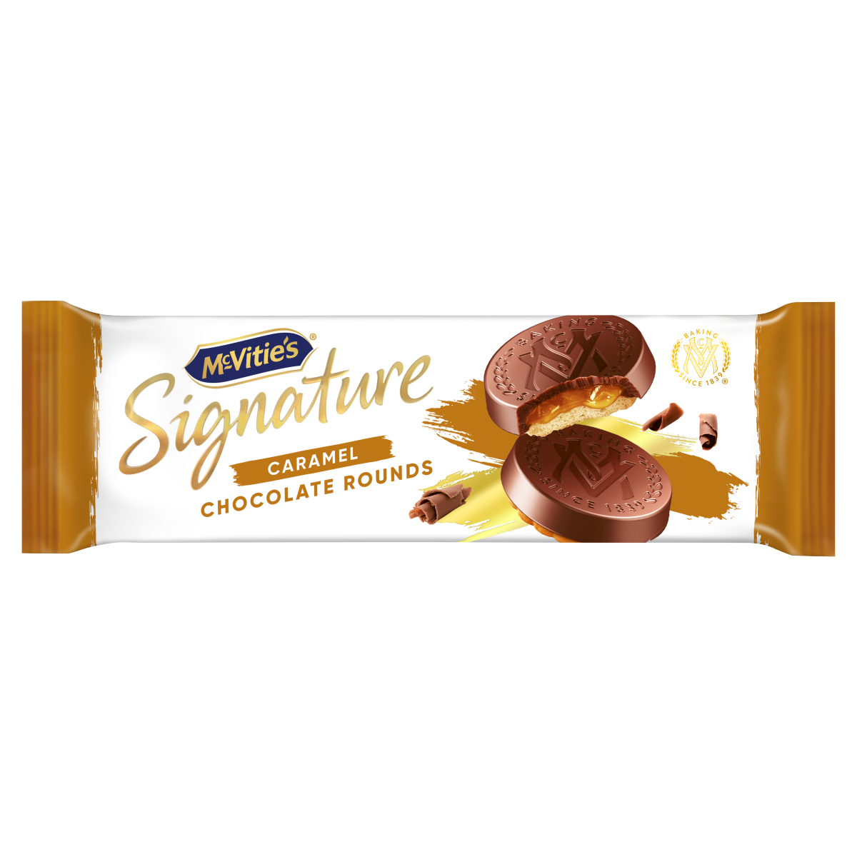 McVitie’s Signature Caramel Chocolate Rounds 109g