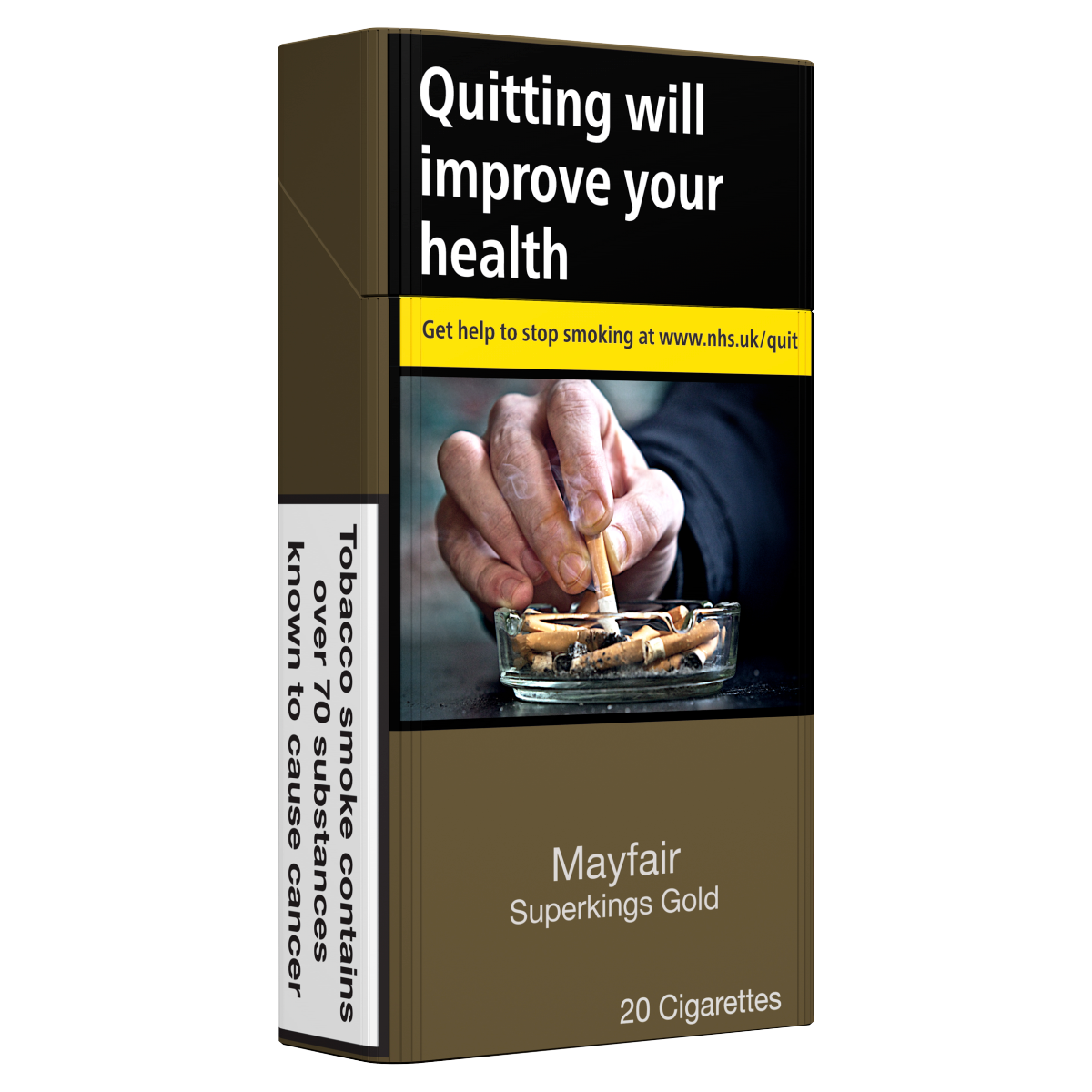 Mayfair 20 Gold Superkings Cigarettes