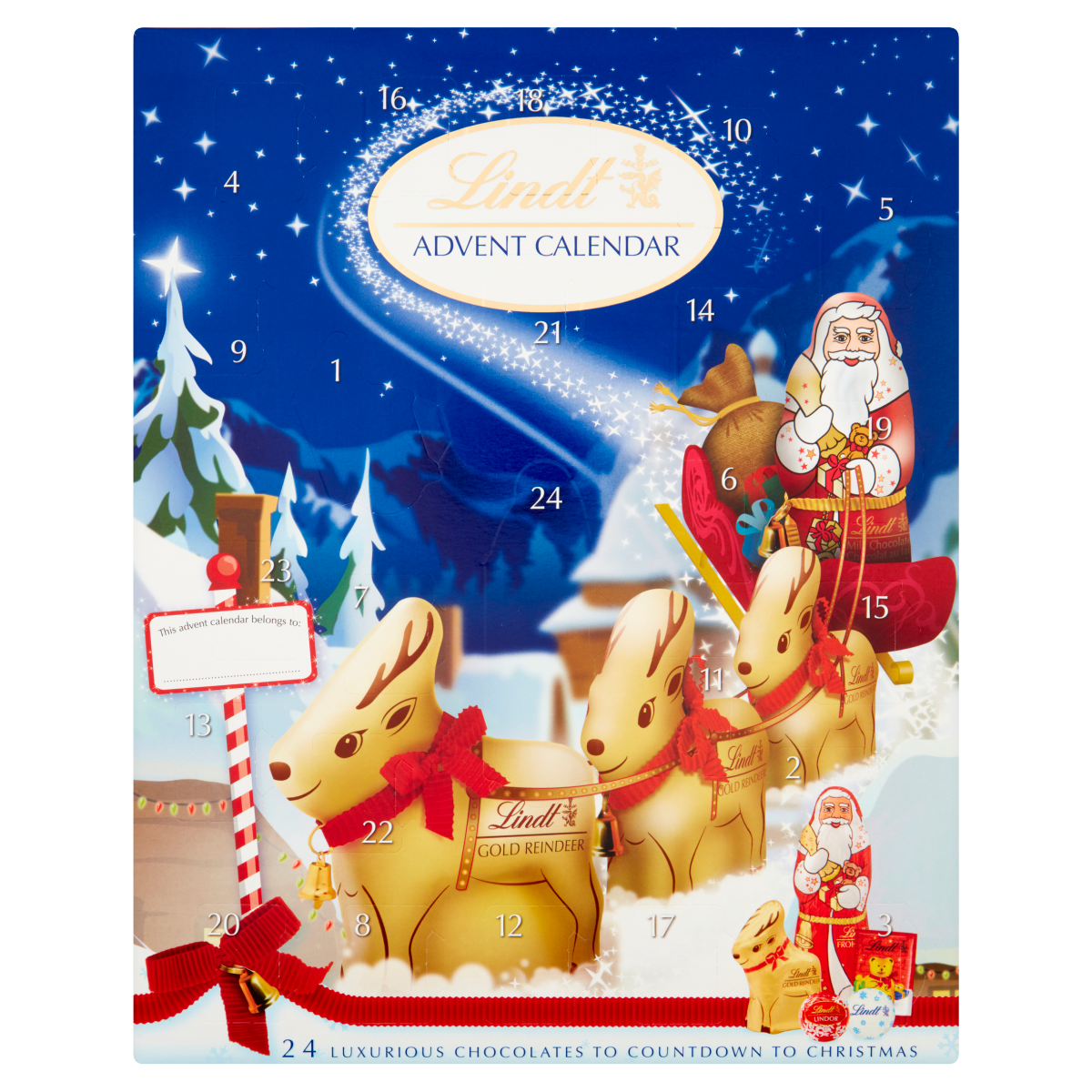 Lindt Christmas Chocolate Advent Calendar 160g