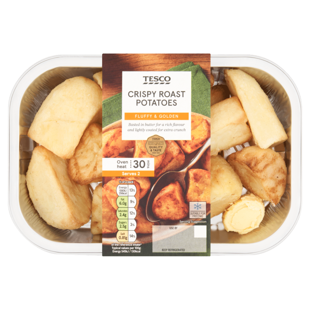 Tesco Crispy Roast Potatoes 450g