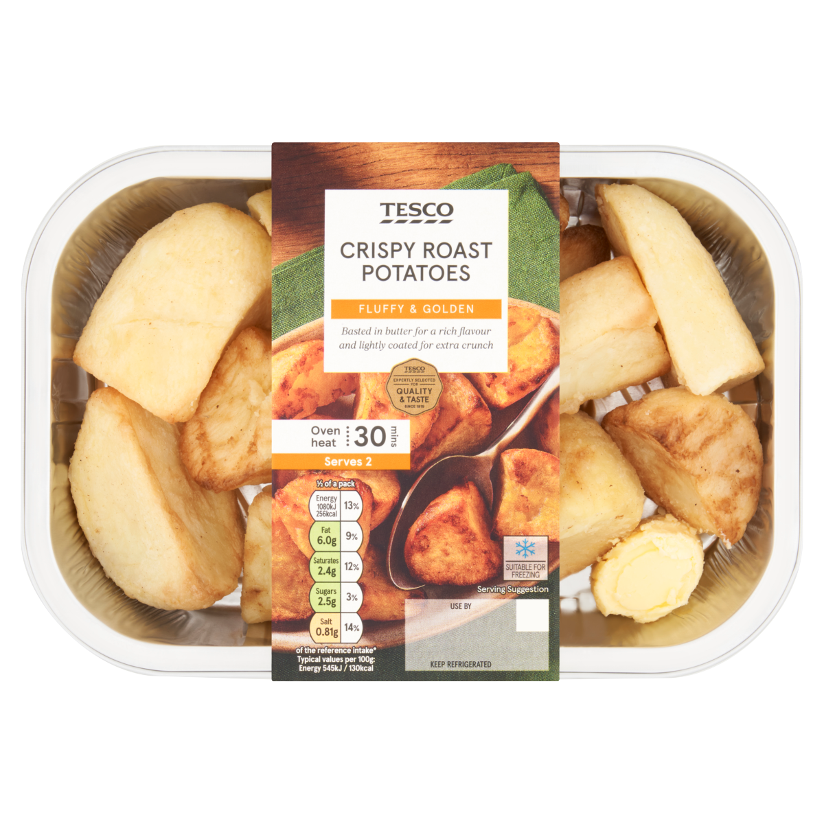 Tesco Crispy Roast Potatoes 450g
