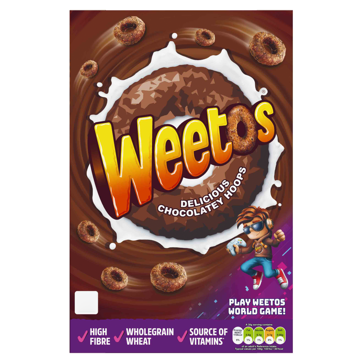 Weetos Delicious Chocolatey Hoops 420g