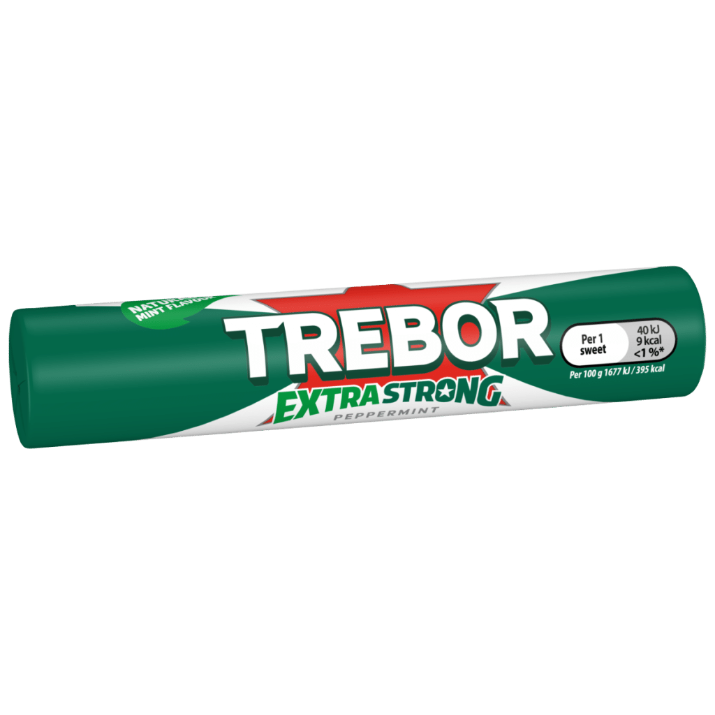 Trebor Extra Strong Peppermint Mints Roll 41.3g