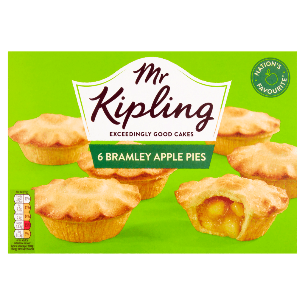 Mr Kipling 6 Bramley Apple Pies