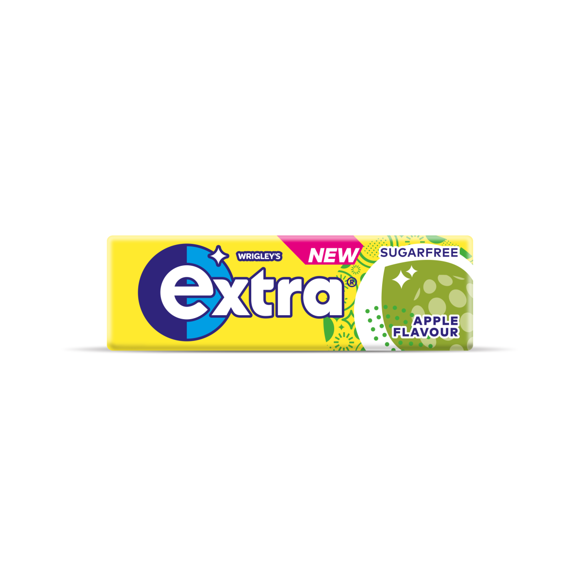Extra Apple Flavour Sugarfree Chewing Gum 10 pieces