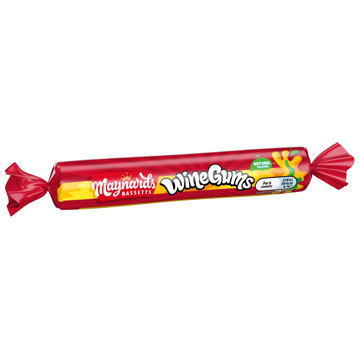 Maynards Bassetts Wine Gums Sweets Roll 52g