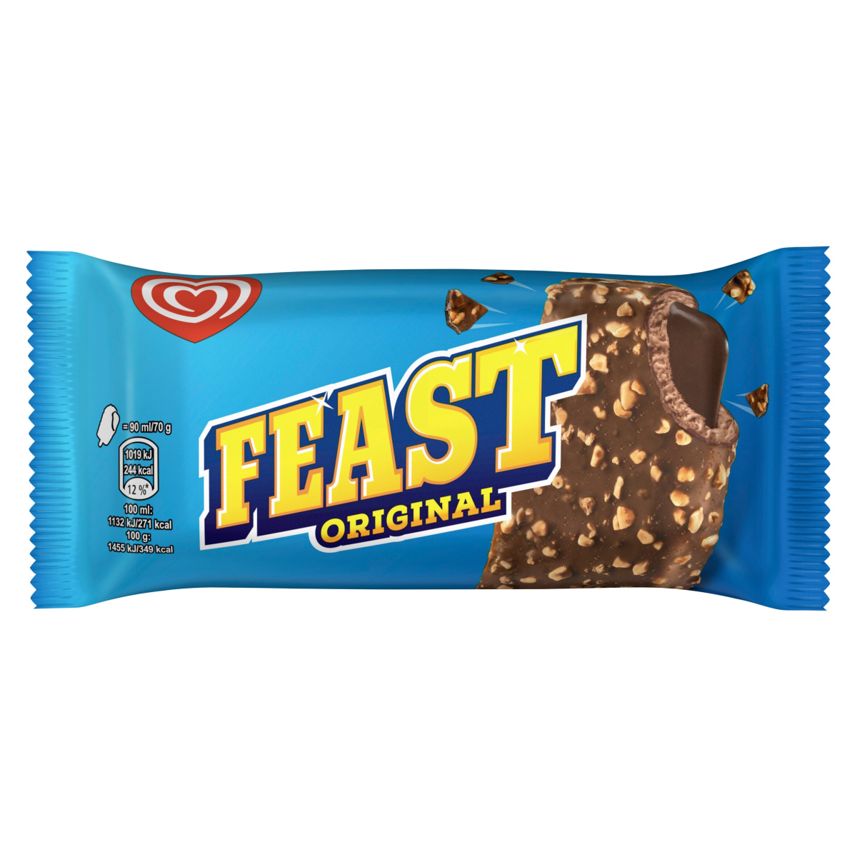 Heartbrand  Ice Cream Stick Feast Original chunky chocolate 90 ML