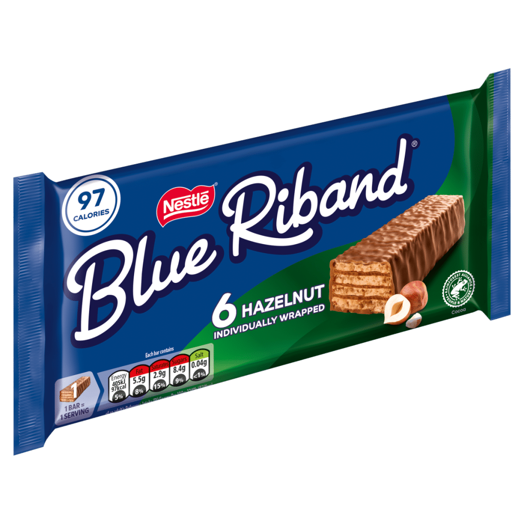 Blue Riband Hazelnut 6 x 18g (108g)
