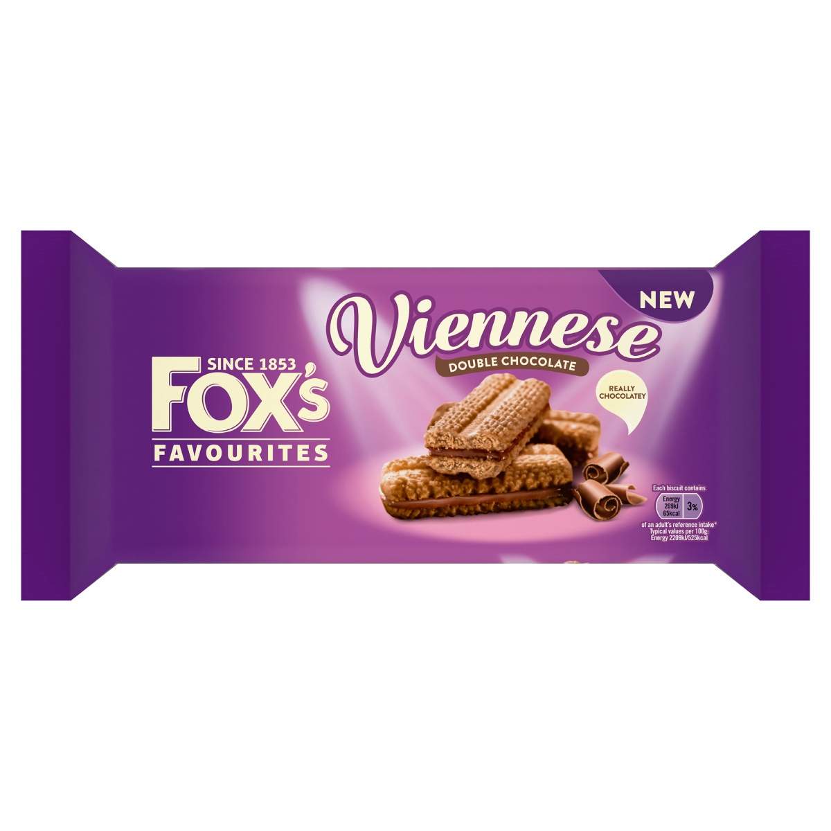 Fox’s Viennese Double Chocolate 120g