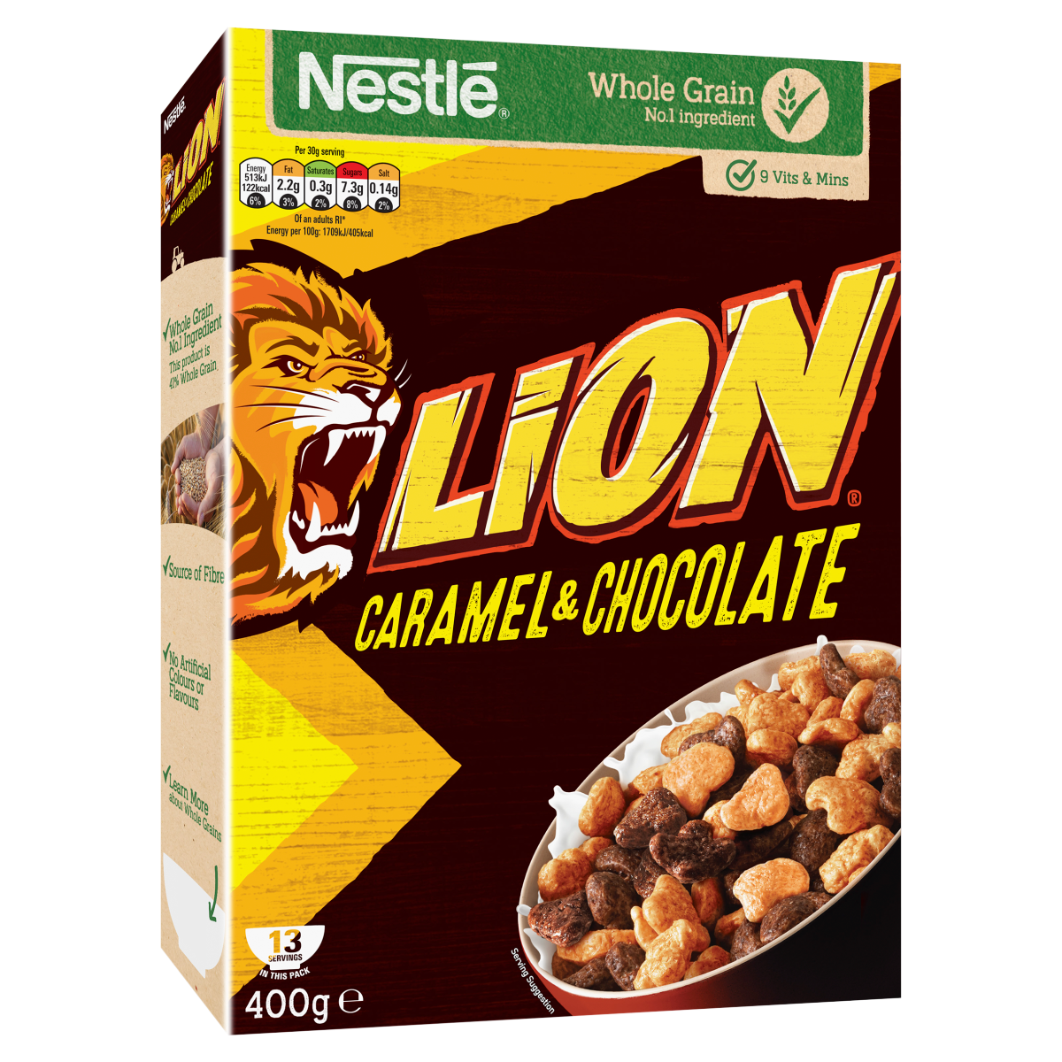 Lion Caramel & Chocolate 400g