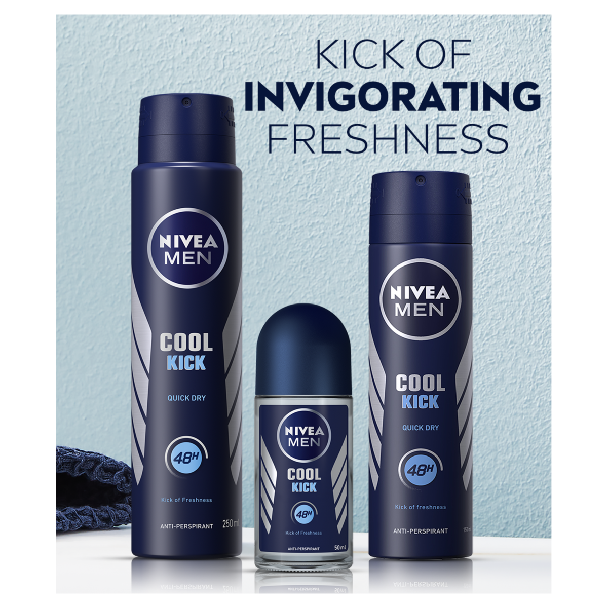 NIVEA MEN COOL KICK ANTI-PERSPIRANT 250ML