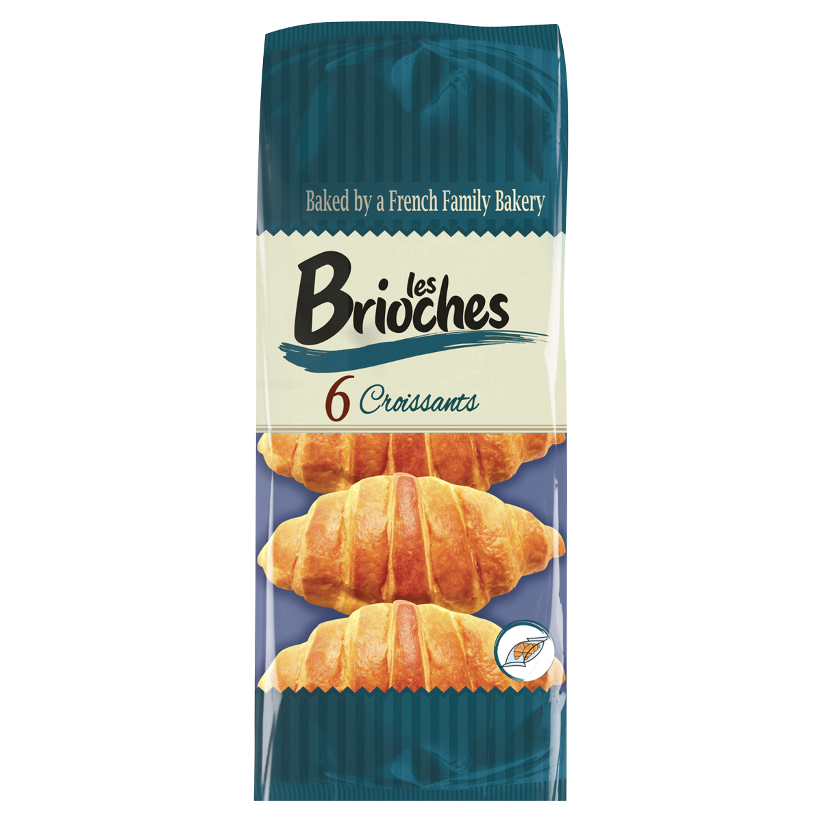 Les Brioches Croissants 6 x 40g (240g)