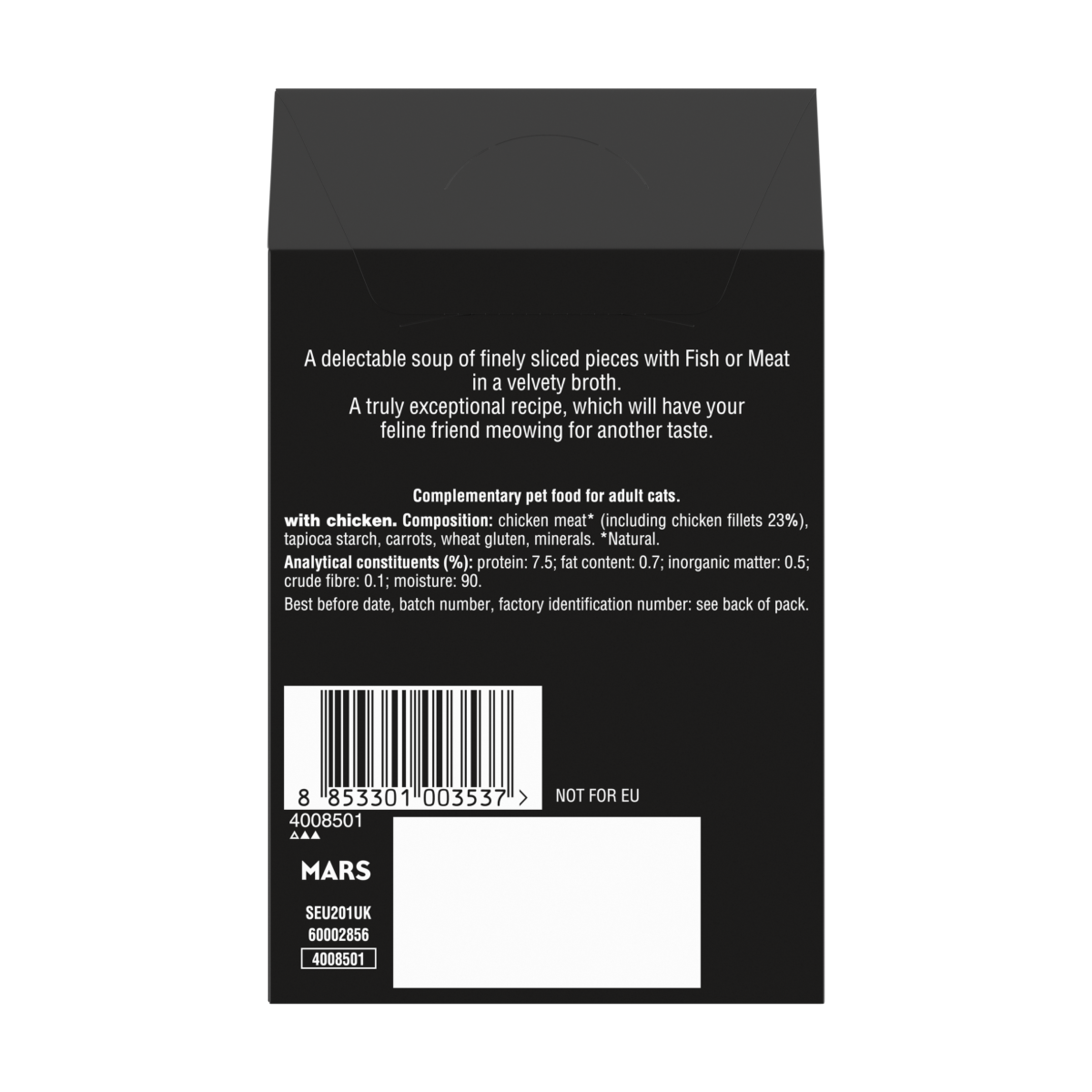 SHEBA Soup Adult Wet Cat Food Pouch with Chicken 4 x 40g
