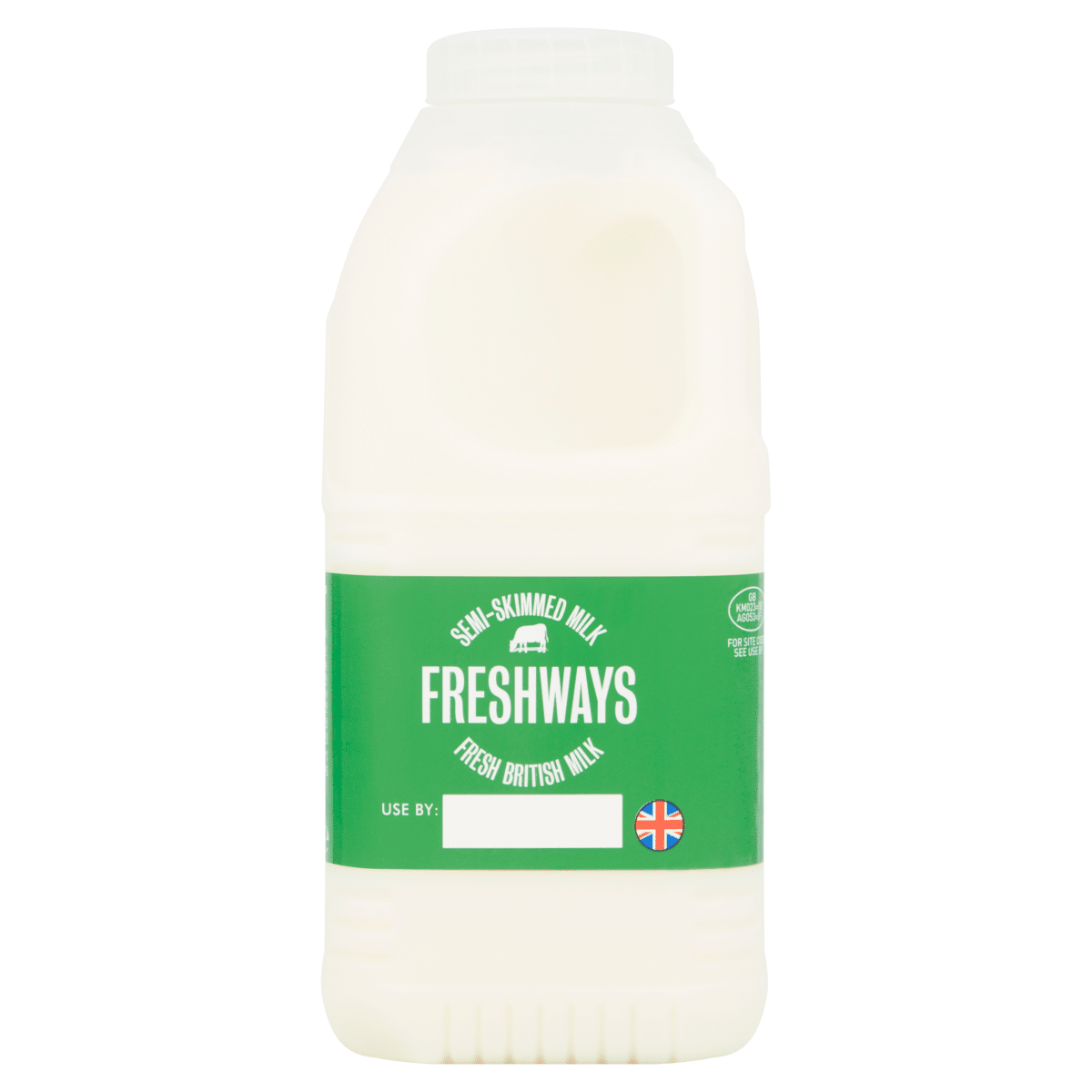 Freshways Semi-Skimmed Milk 1 Pint / 568ml