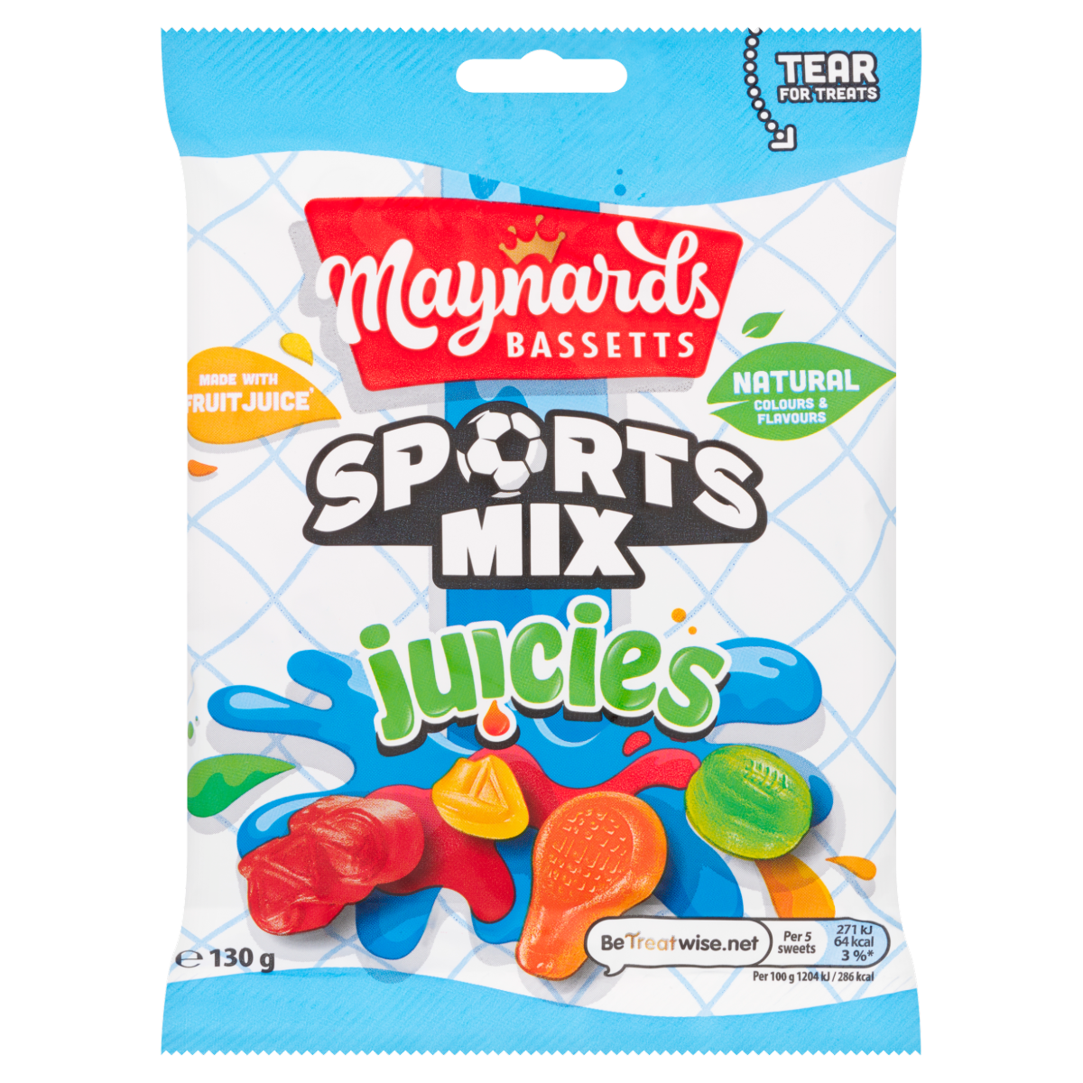 Maynards Bassetts Sports Mix Jelly 130g