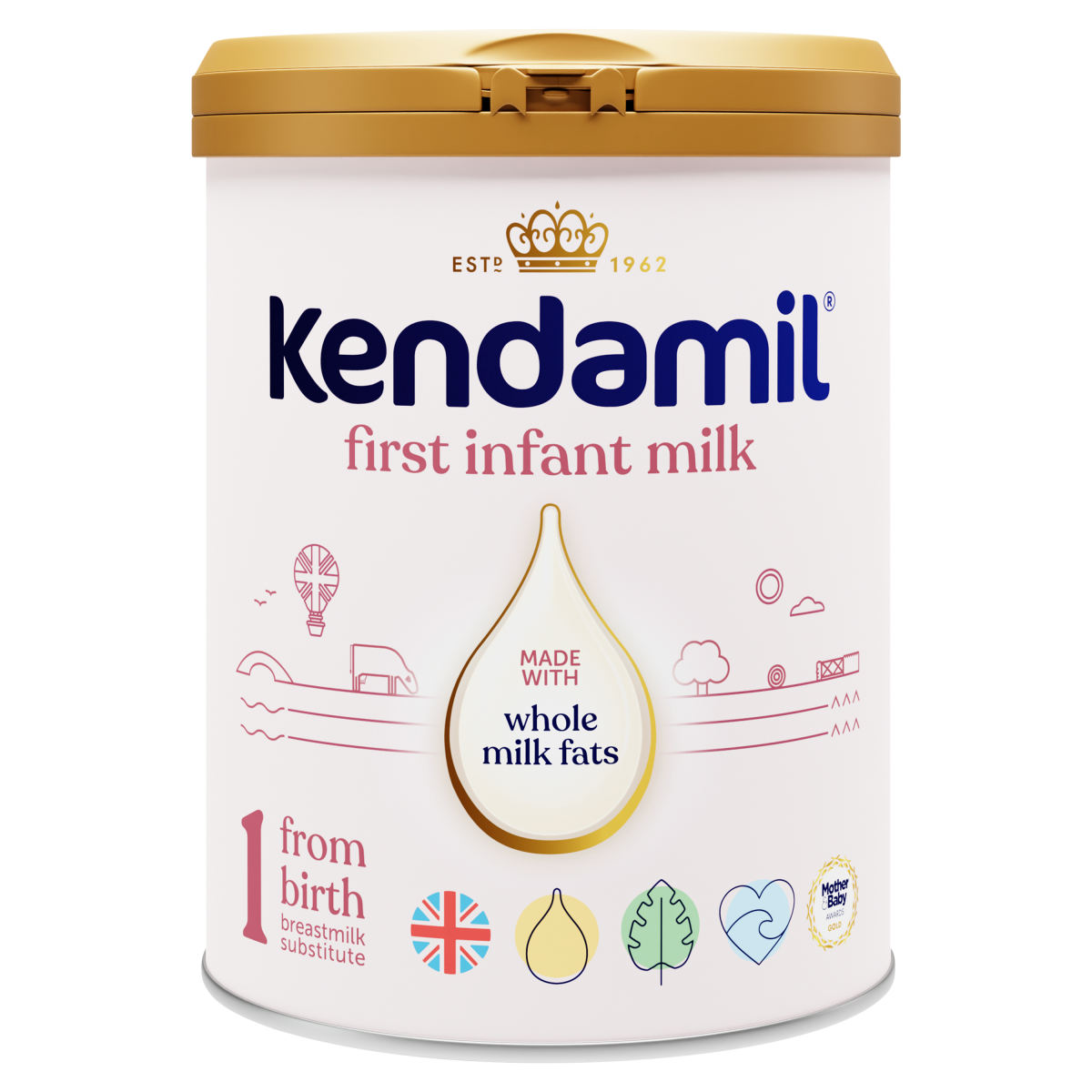 Kendamil First Infant Milk 1 From Birth Breastmilk Substitute 800g